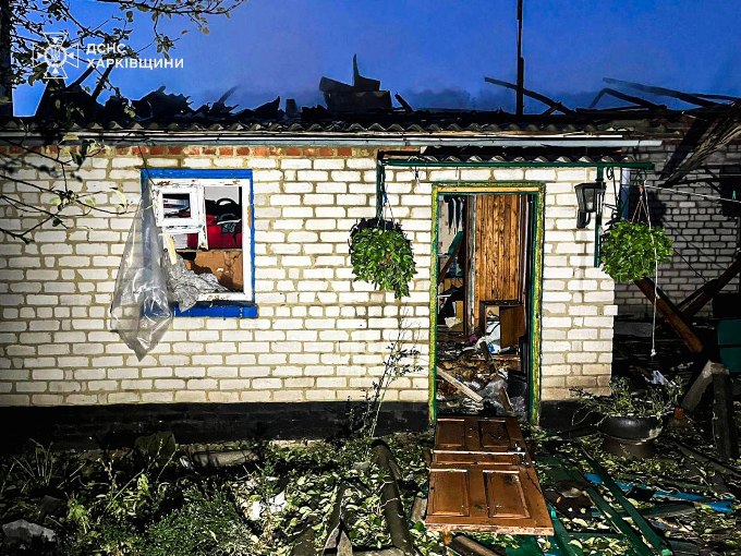 Новини Харкова: ДСНС ліквідувала пожежу після нічної атаки дронами